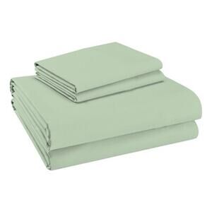 Purity Home Organic 100% Cotton Eco Friendly & Breathable Sheet Set Green Queen
